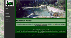 Desktop Screenshot of baumschule-winkler.de