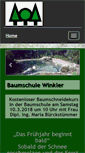 Mobile Screenshot of baumschule-winkler.de